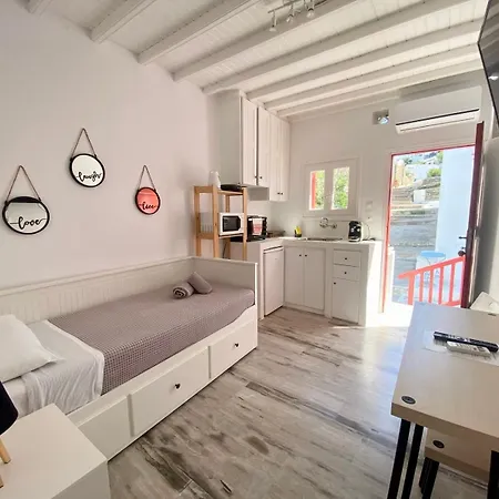 아파트 Elenitas Town House With Balcony And Sea View Mykonos Town